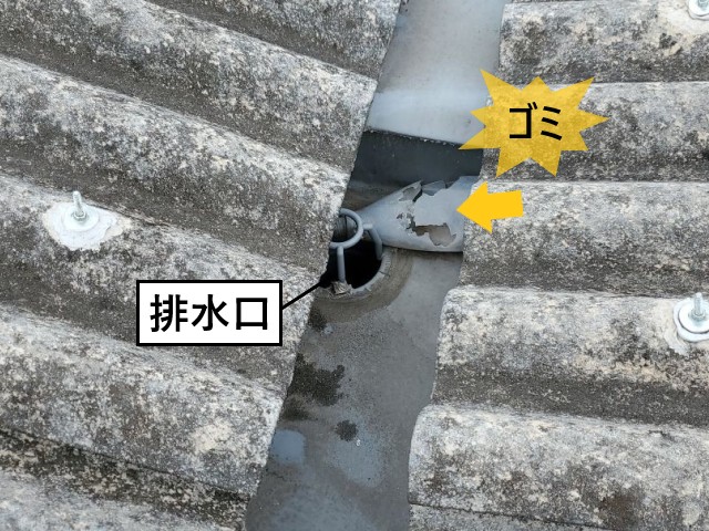 谷樋　ゴミ